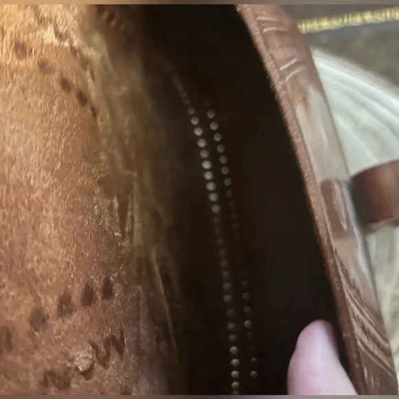 Brown Boho Hand Tooled Leather Crossbody Bag
#922 - Picture 10 of 12